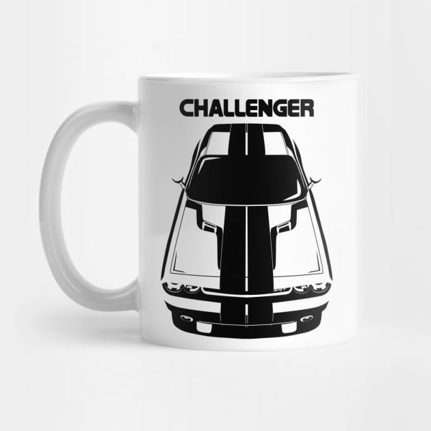 Dodge Challenger 2008-2014 - Black Stripes by V8social